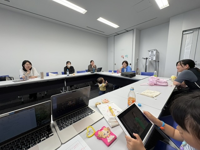 2012年春に卒業した１期生は、子どもさん２人をつれて参加してくれました。