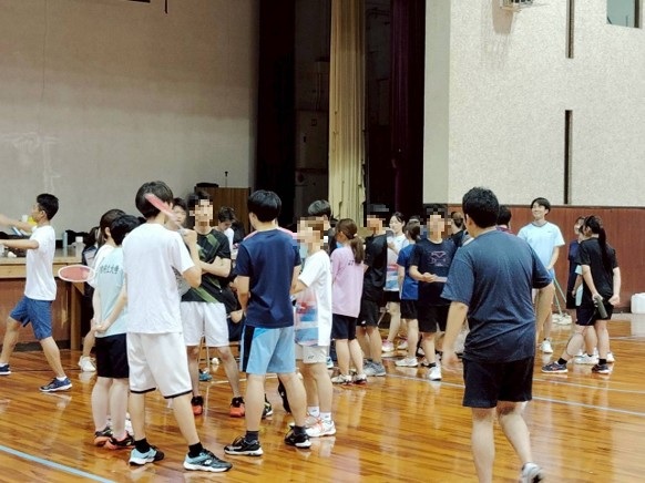 新入生歓迎会の様子の写真
